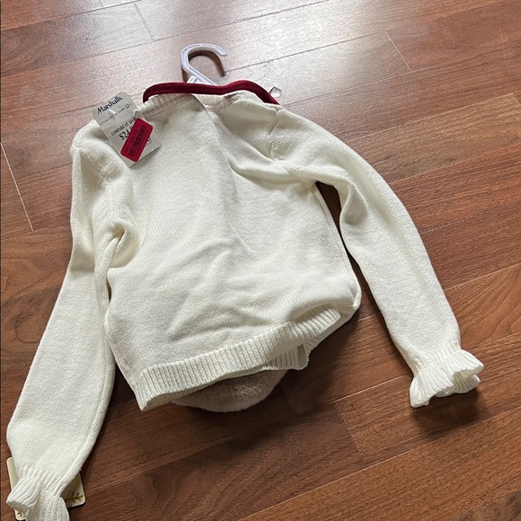 Cynthia Rowley Cream and Red Sweater - Picture 6 of 6